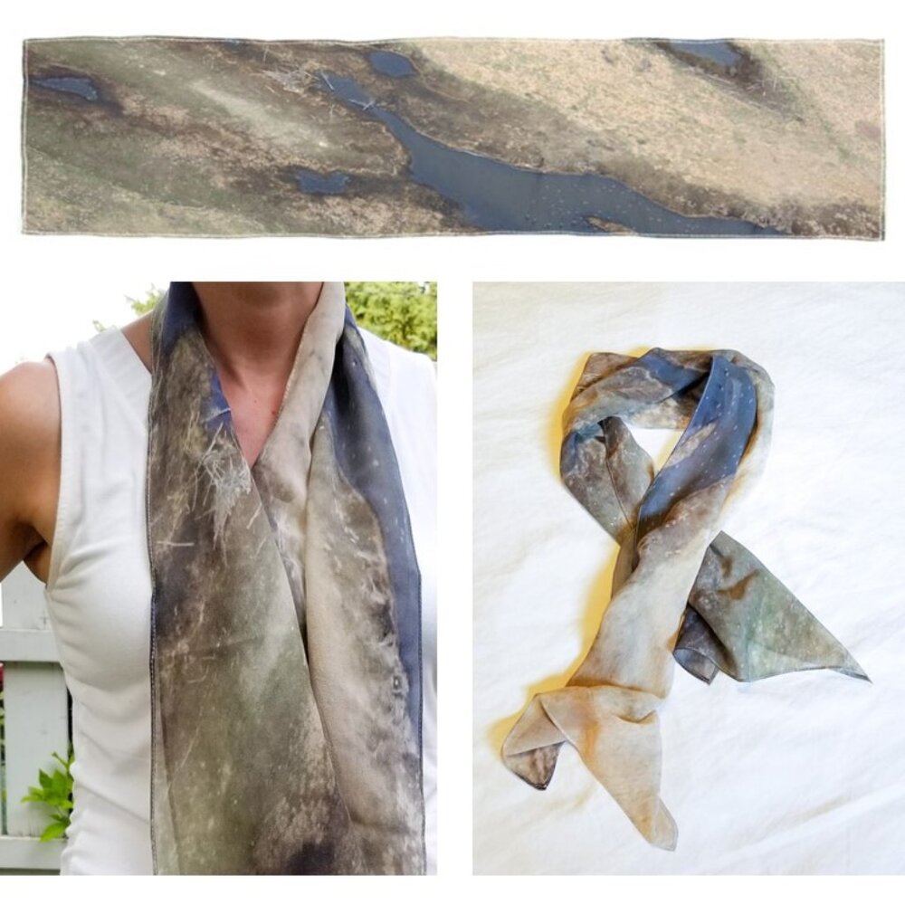 silk georgette scarf